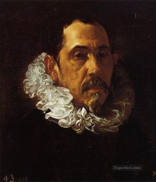 ディエゴ・ベラスケス Painting - ヤギひげを持つ男の肖像 ディエゴ・ベラスケス
